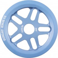 Sunday Bikes Kettenblatt Knox V2 28T, blau