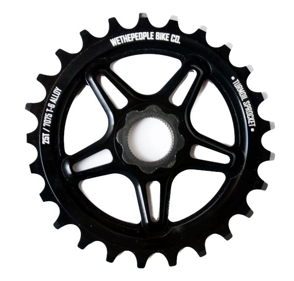 WeThePeople Kettenblatt Turmoil Splindrive 25T, schwarz