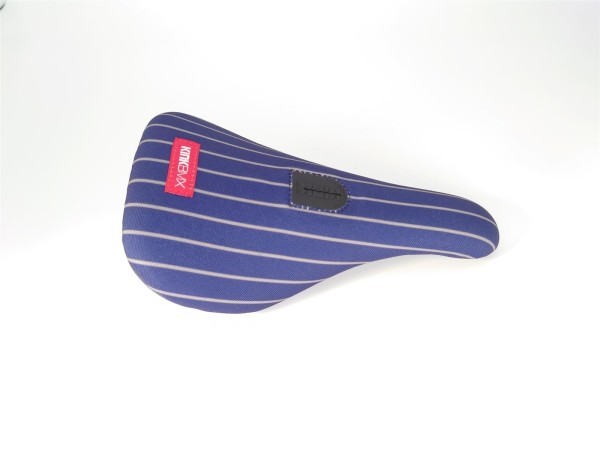 Kink BMX Sattel Pivotal Pinstripel Slim, blau