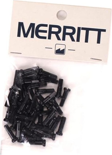 Merritt Speichennippel 14G, schwarz