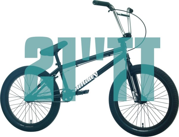 Sunday Bikes BMX Primer 21"TT, schwarz