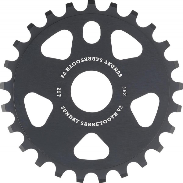 Sunday Kettenblatt Sabretooth V2 30T, schwarz