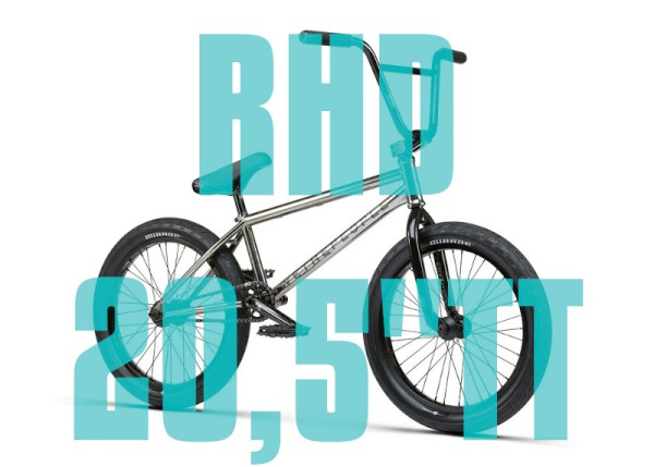 WeThePeople BMX Envy 20.5"TT, RHD, raw