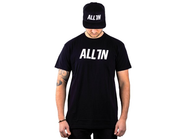 All In T-Shirt Logo, schwarz