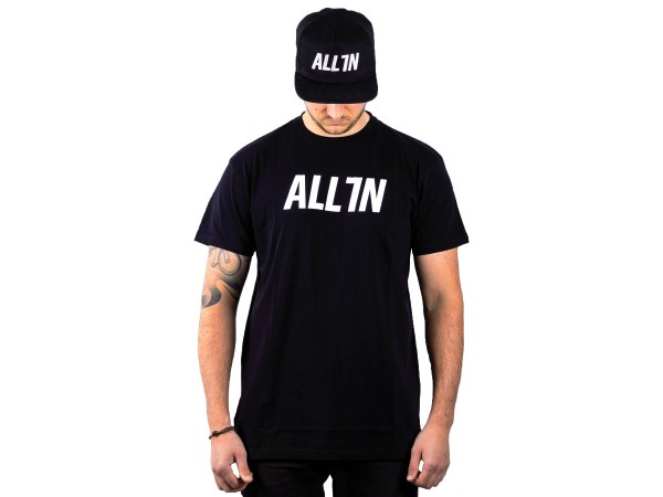 All In T-Shirt Logo, schwarz