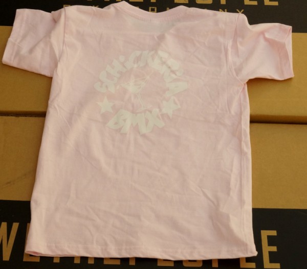 Schickeria BMX T-Shirt Circle Kids rosa - weis