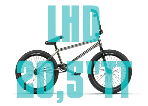 WeThePeople BMX Envy 20.5" TT, LHD, raw