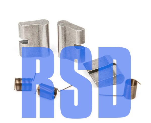 BSD Revolution Ersatzteil, Sperrklinken und Federn RSD (rechts), silber